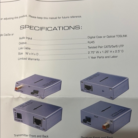 Vans Silver Digital Audio Cable Extender - Picture 5 of 6